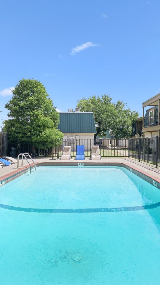 the pool at The Crestwood Terrace